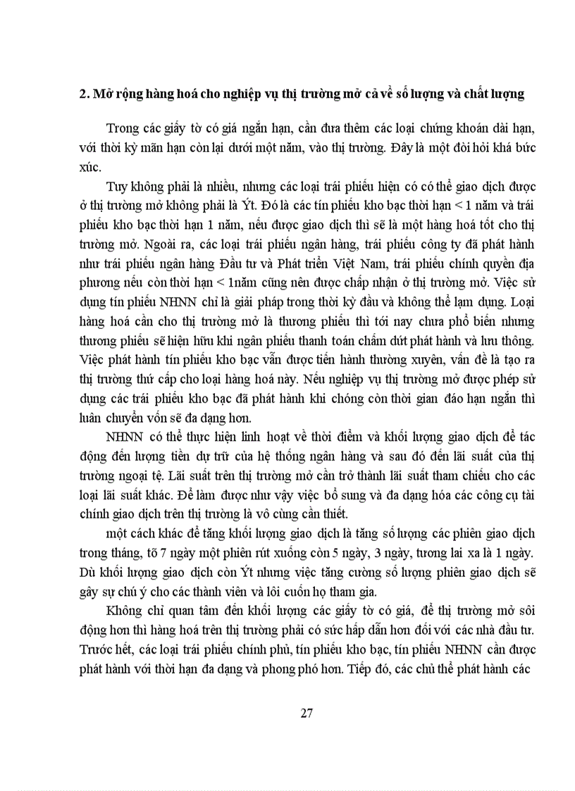 image for page việc sử dụng công cụ nghiệp vụ thị trường mở trong điều hành chính sách tiền tệ