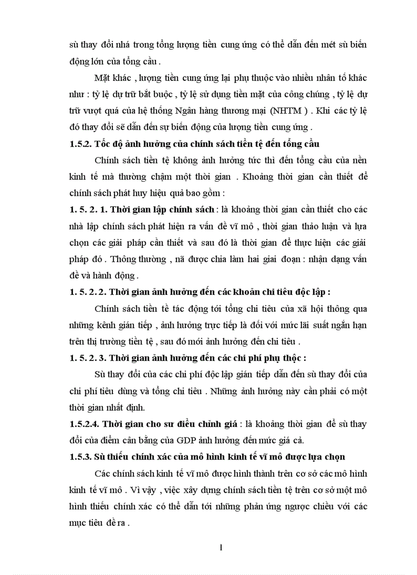 image for page Tác động của toàn cầu hoá đến chính sách tiền tệ và chính sách tiền tệ trong nền kinh tế mở