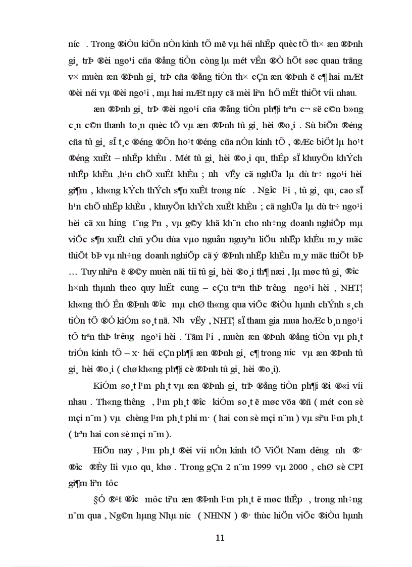 image for page Tác động của toàn cầu hoá đến chính sách tiền tệ và chính sách tiền tệ trong nền kinh tế mở