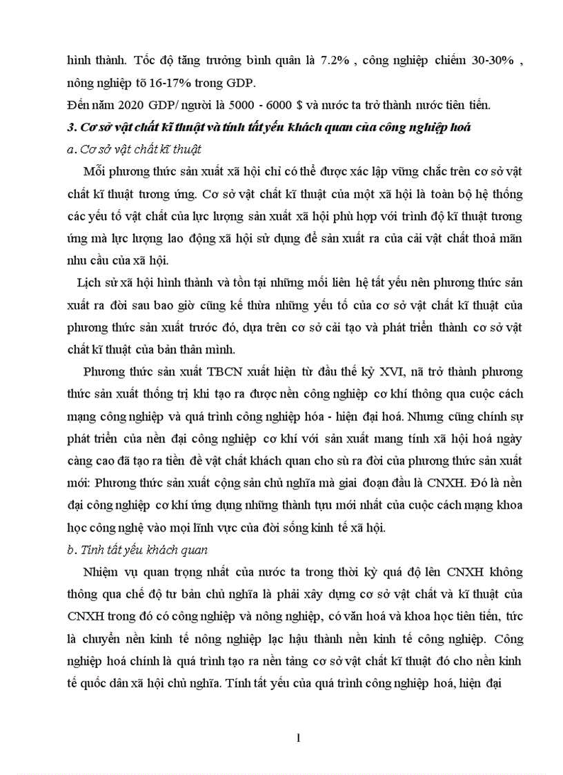 image for page Thực trạng nước ta và nội dung cơ bản của quá trình CNH HĐH 1