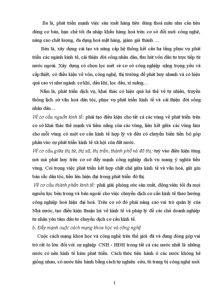 image for page Thực trạng nước ta và nội dung cơ bản của quá trình CNH HĐH 1