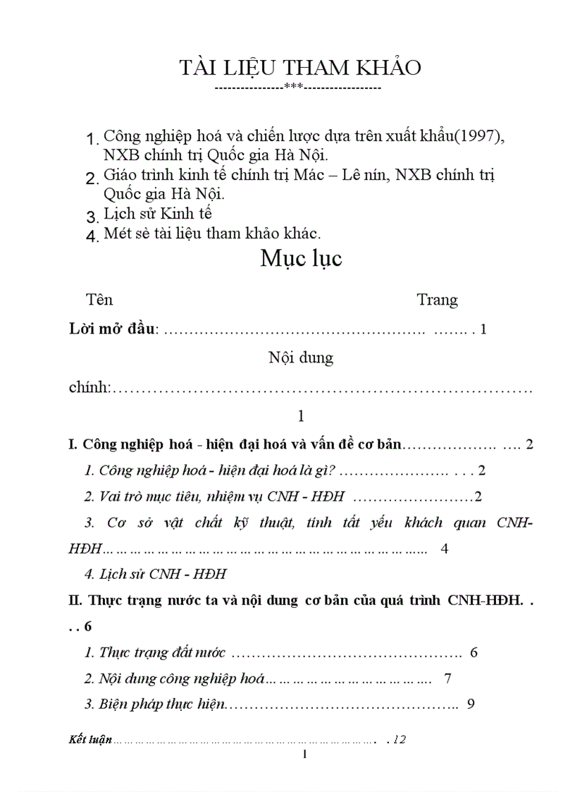 image for page Thực trạng nước ta và nội dung cơ bản của quá trình CNH HĐH 1