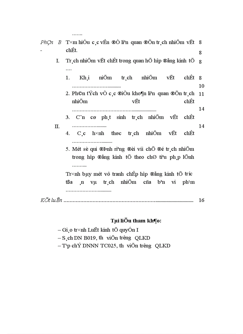 image for page Trách nhiệm vật chất do vi phạm hợp đồng kinh tế Trình bày một vụ tranh chấp hợp đồng kinh tế trước tòa án và trách nhiệm của bên vi phạm 1