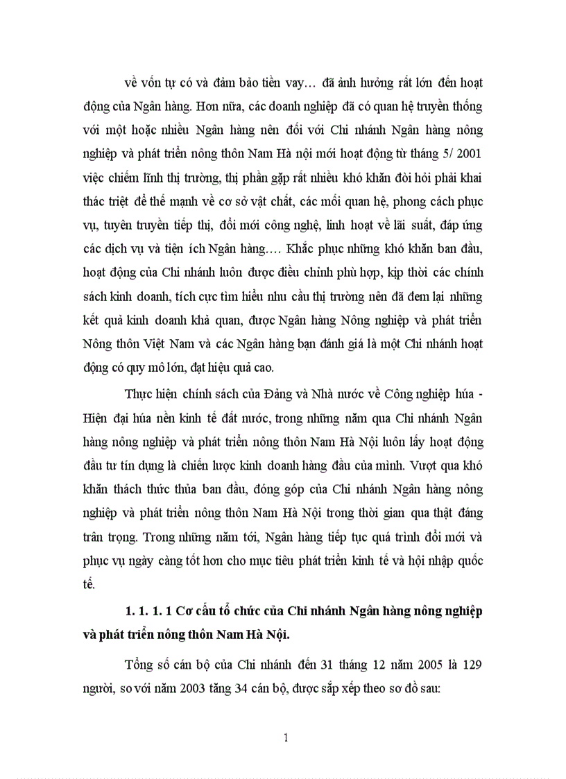 image for page Hoạt động thẩm định và giải pháp nâng cao hiệu quả thẩm định tại Chi nhánh Ngân hàng Nông nghiệp và Phát triển nông thôn Nam Hà Nội 1