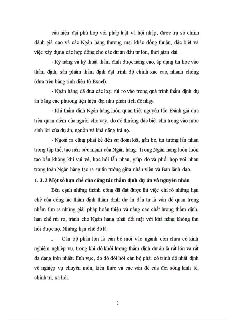 image for page Hoạt động thẩm định và giải pháp nâng cao hiệu quả thẩm định tại Chi nhánh Ngân hàng Nông nghiệp và Phát triển nông thôn Nam Hà Nội 1