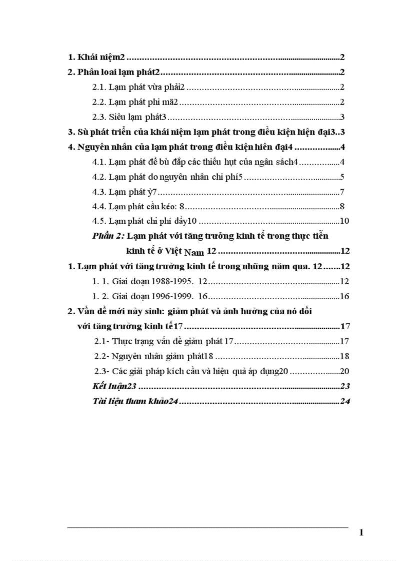 image for page Lạm phát và mối quan hệ giữa lạm phát và tăng trưởng kinh tế 1