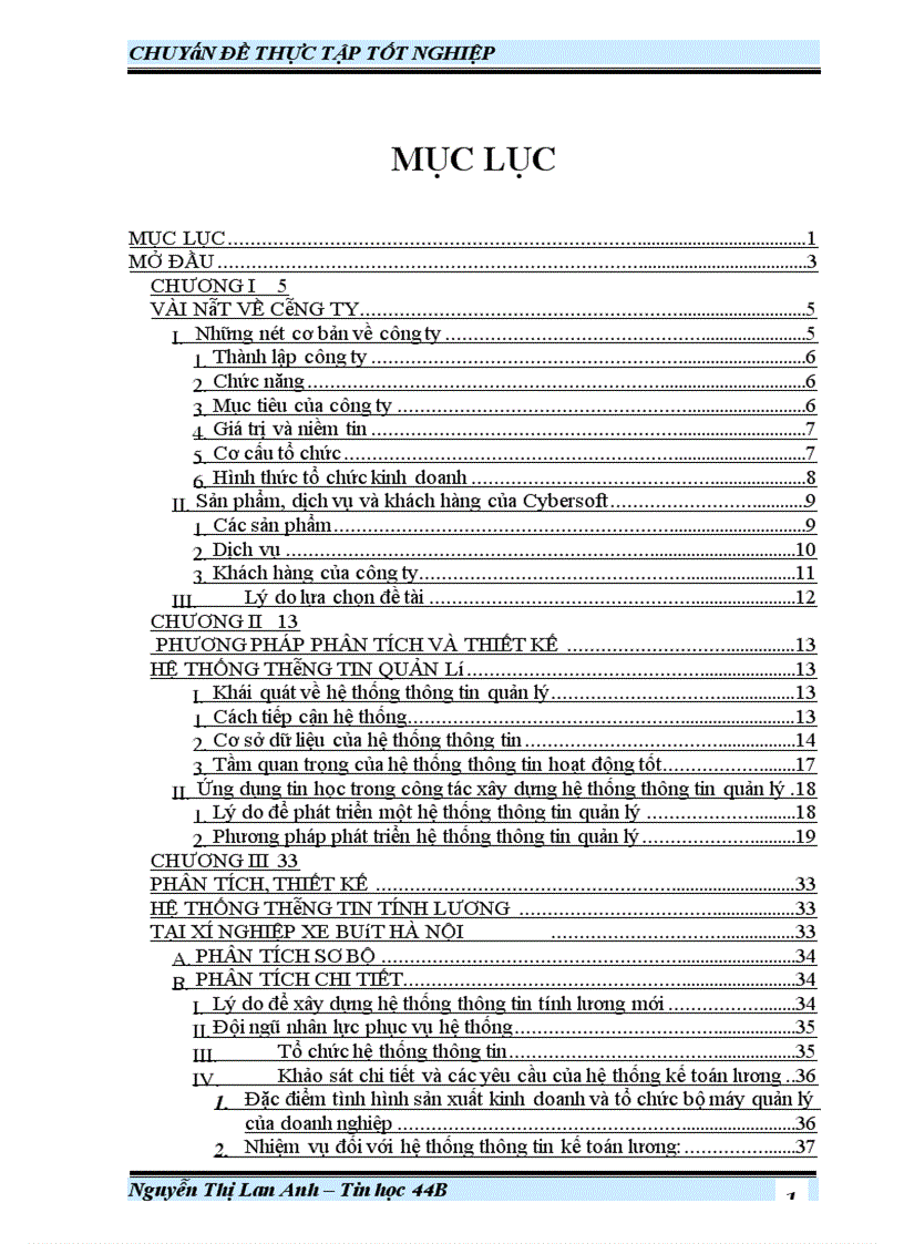 image for page Phân tích thiết kế và xây dựng hệ thống tính lương cho Xí nghiệp xe buýt Hà Nội