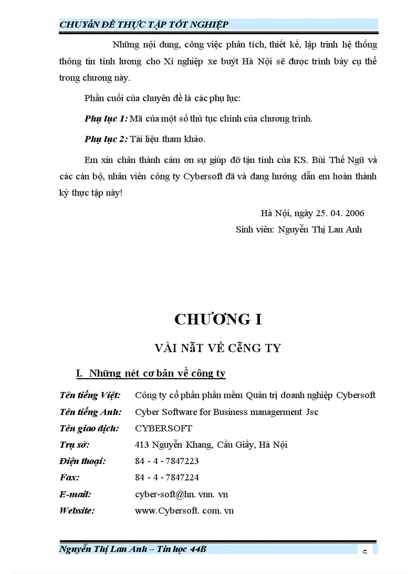 image for page Phân tích thiết kế và xây dựng hệ thống tính lương cho Xí nghiệp xe buýt Hà Nội