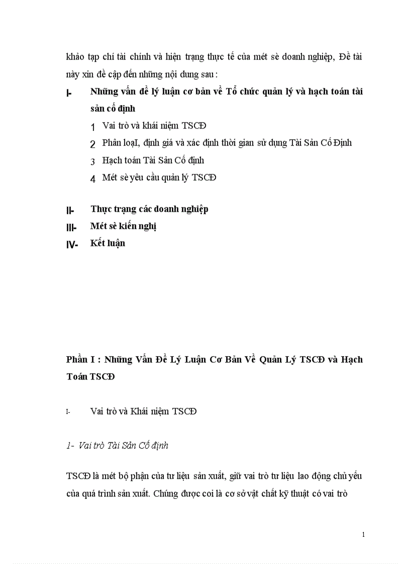 image for page Một Số Vấn Đề Về Tổ Chức Quản Lý Và Hạch Toán TSCĐ hiện nay trong các doanh nghiệp 1