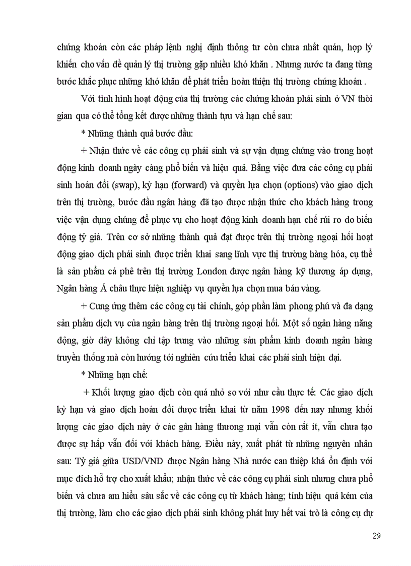 image for page Điều kiện và khả năng áp dụng và giải pháp phát triển chứng khoán phái sinh vào thị trường chứng khoán việt nam
