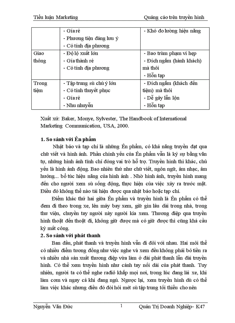 image for page Marketing Quảng cáo trên truyền hình 1