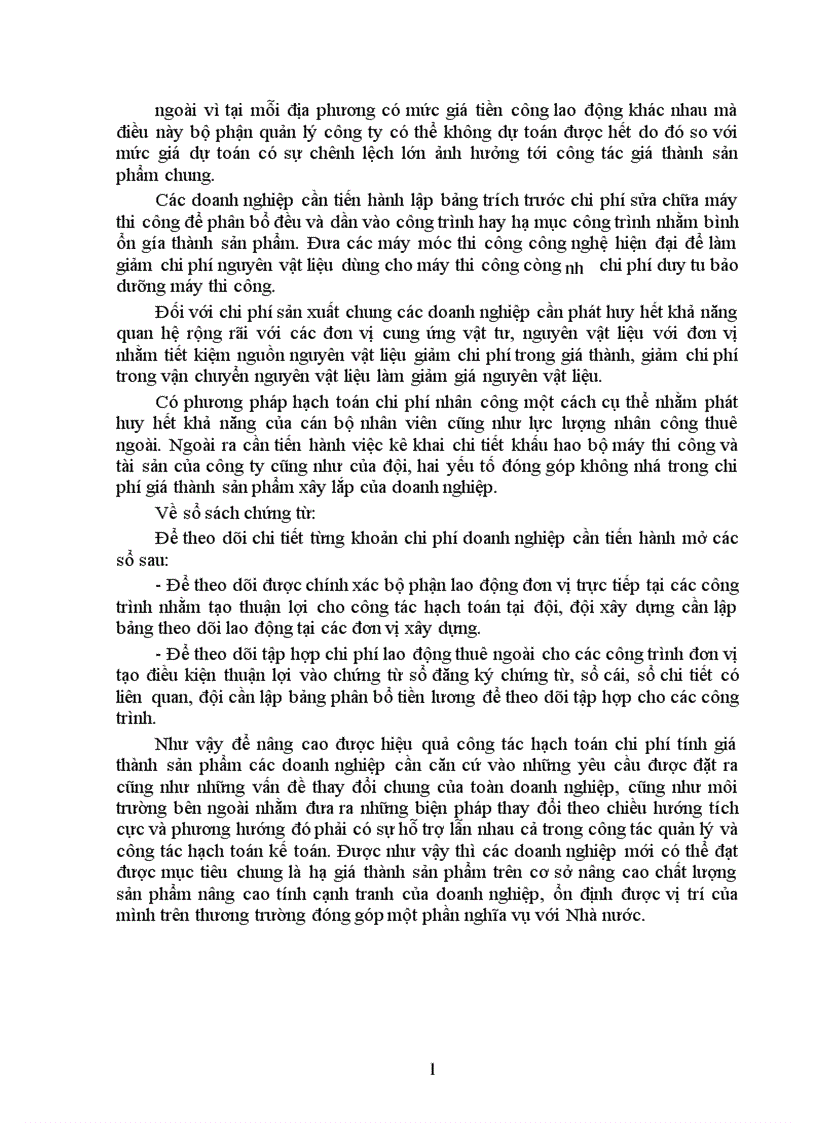 image for page Kế toán tập hợp chi phí sản xuất và tính giá thành sản phẩm trong doanh nghiệp xây lắp 1