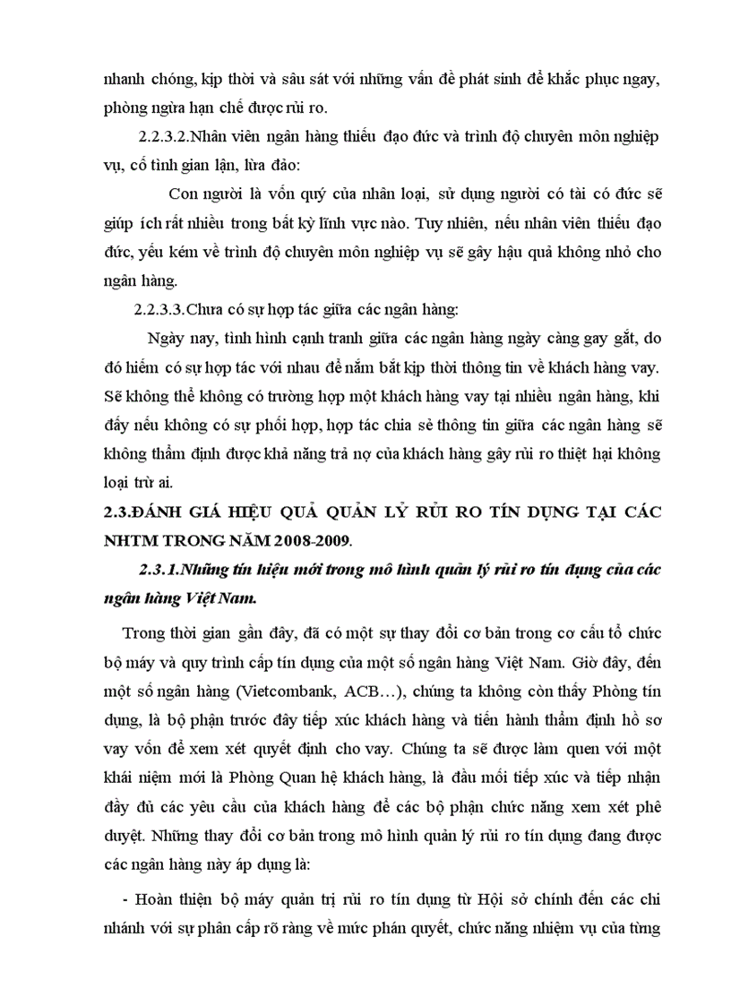 image for page Quản lý rủi ro tín dụng tại các ngân hàng thương mại Việt Nam