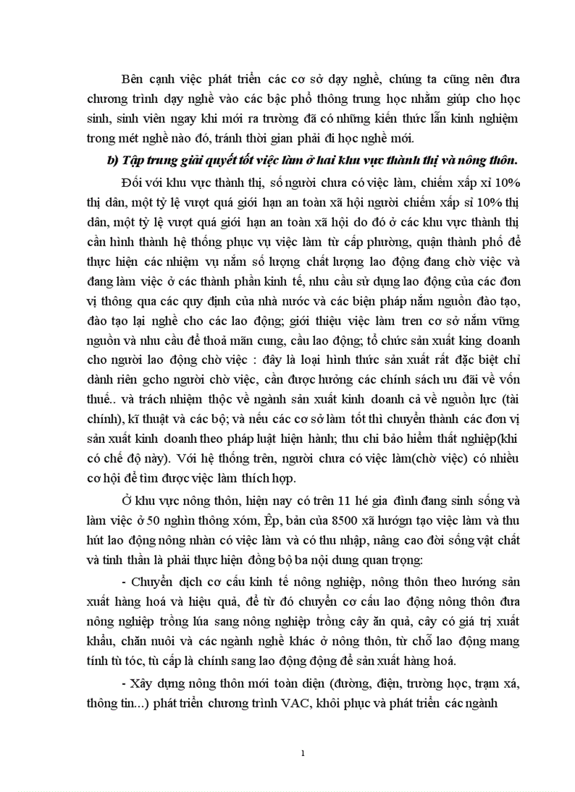 image for page Thất nghiệp và những giải pháp tìm kiếm việc làm 1