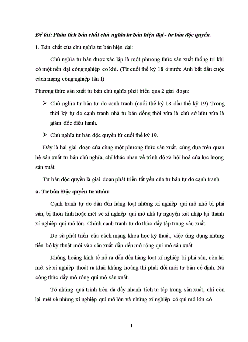 image for page Phân tích bản chất chủ nghĩa tư bản hiện đại tư bản độc quyền 1