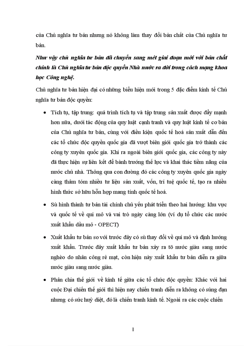 image for page Phân tích bản chất chủ nghĩa tư bản hiện đại tư bản độc quyền 1