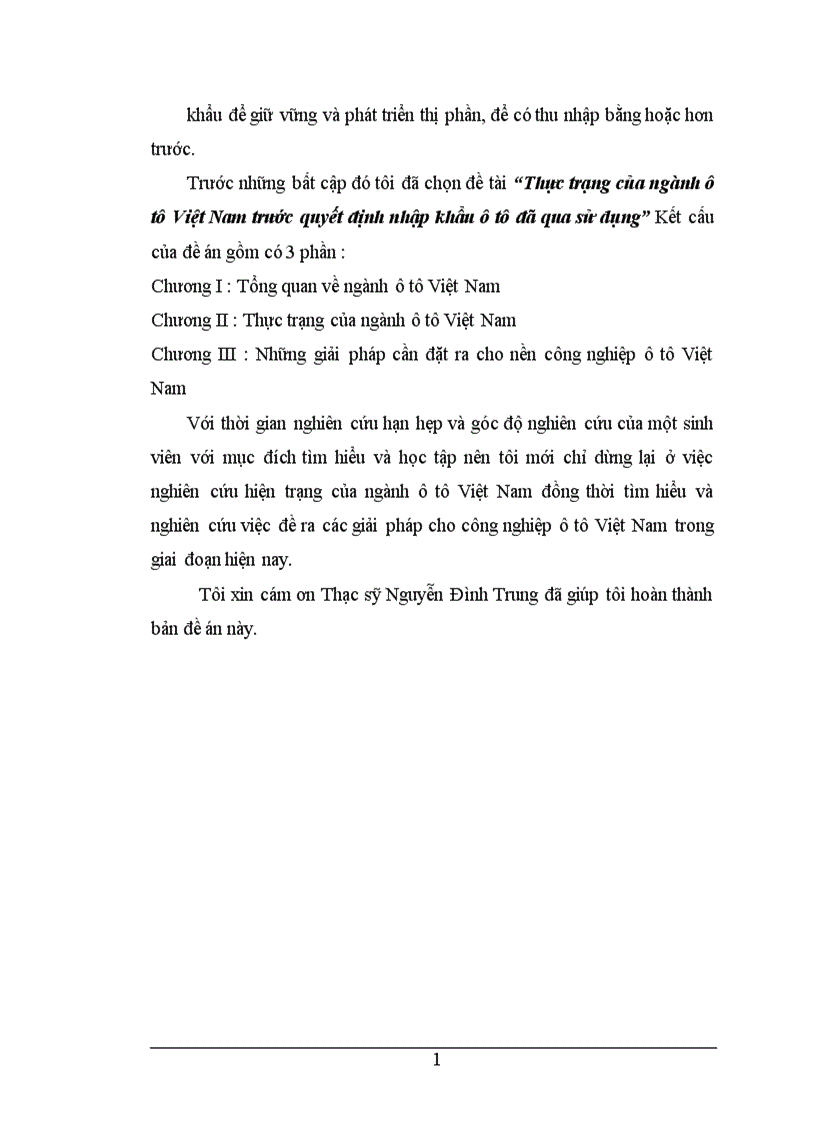 image for page Thực trạng của ngành ô tô Việt Nam trước quyết định nhập khẩu ô tô đã qua sử dụng