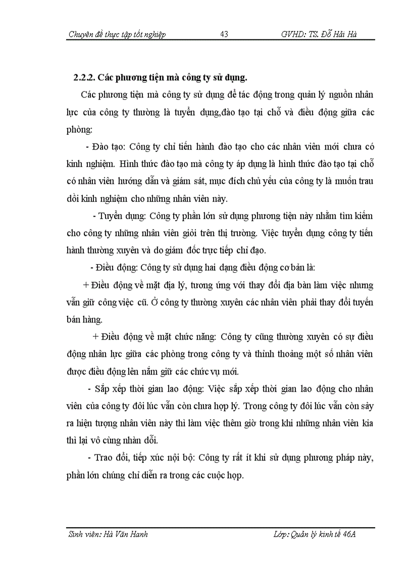 image for page Một số giải pháp nhằm hoàn thiện quản lý nguồn nhân lực tại công ty TNHH Hải Huyền 1