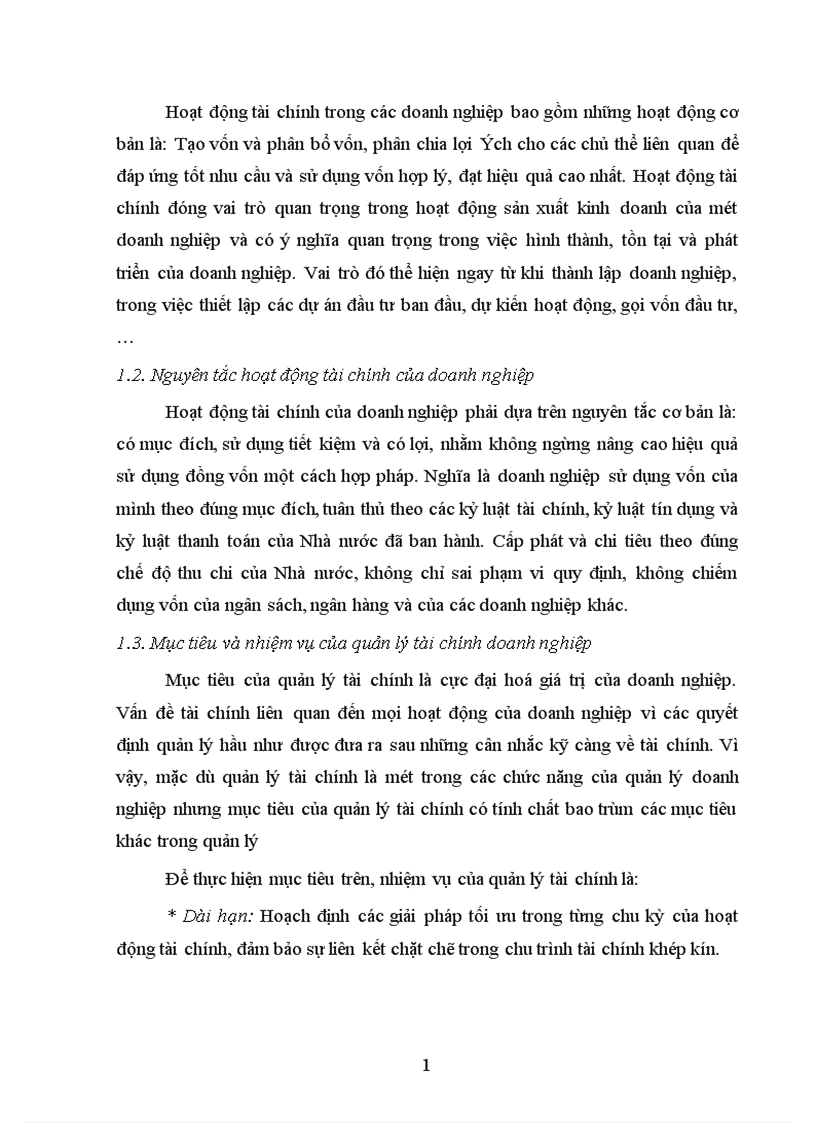 image for page Phân tích tình hình tài chính và đề xuất một số biện pháp nhằm nâng cao hiệu quả hoạt động tài chính tại Công ty Cao Su Sao Vàng 1