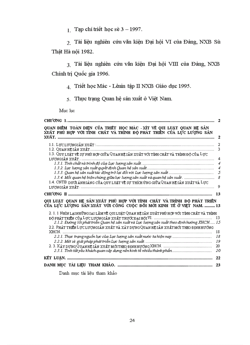 image for page Sự vận dụng quy luật quan hệ sản xuất phù hợp với tính chất và trình độ của lực lượng sản xuất vào công cuộc đổi mới ở Việt nam của đảng ta hiện nay 1
