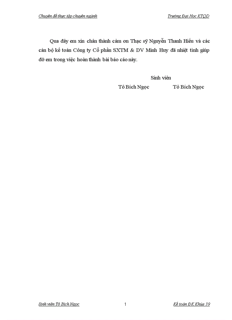 image for page Hoàn thiện công tác kế toán nguyên vật liệu tại Công ty cổ phần SXTM DV Minh Huy