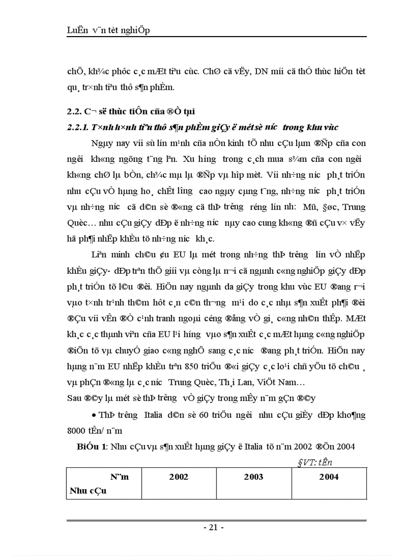 image for page Thực trạng và giải pháp đẩy mạnh tiêu thụ sản phẩm giầy của công ty giầy Thượng Đình Hà Nội 1