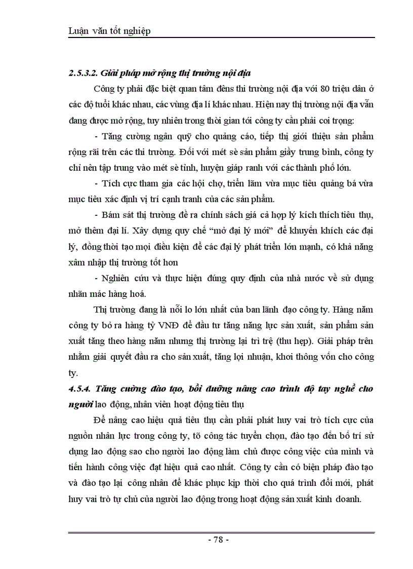 image for page Thực trạng và giải pháp đẩy mạnh tiêu thụ sản phẩm giầy của công ty giầy Thượng Đình Hà Nội 1