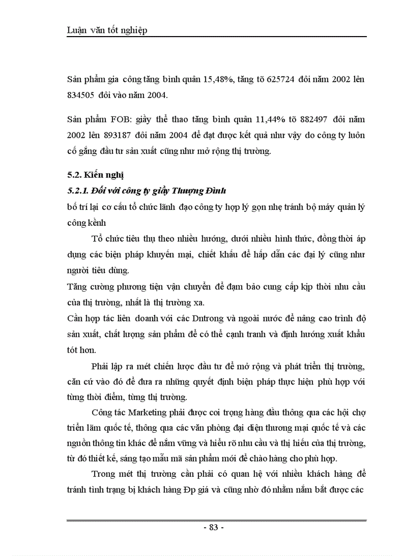 image for page Thực trạng và giải pháp đẩy mạnh tiêu thụ sản phẩm giầy của công ty giầy Thượng Đình Hà Nội 1
