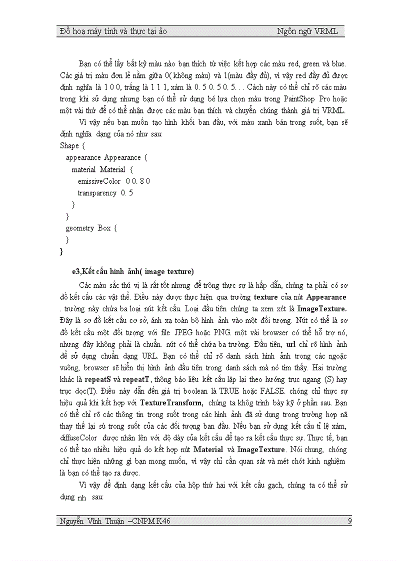 image for page đồ hoạ máy tính và hiện thực ảo