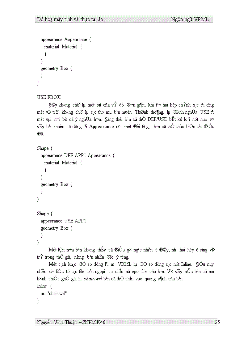 image for page đồ hoạ máy tính và hiện thực ảo