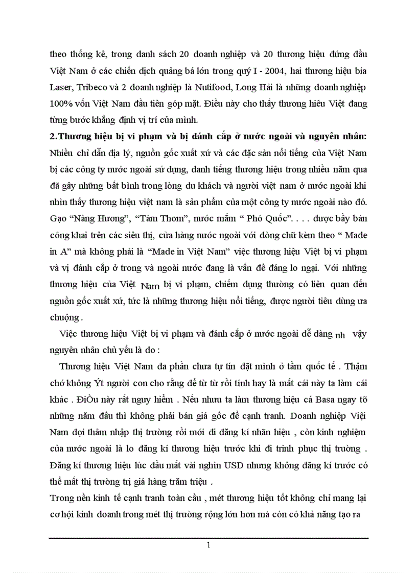 image for page Thương hiệu Việt Nam trên thị trường thế giới