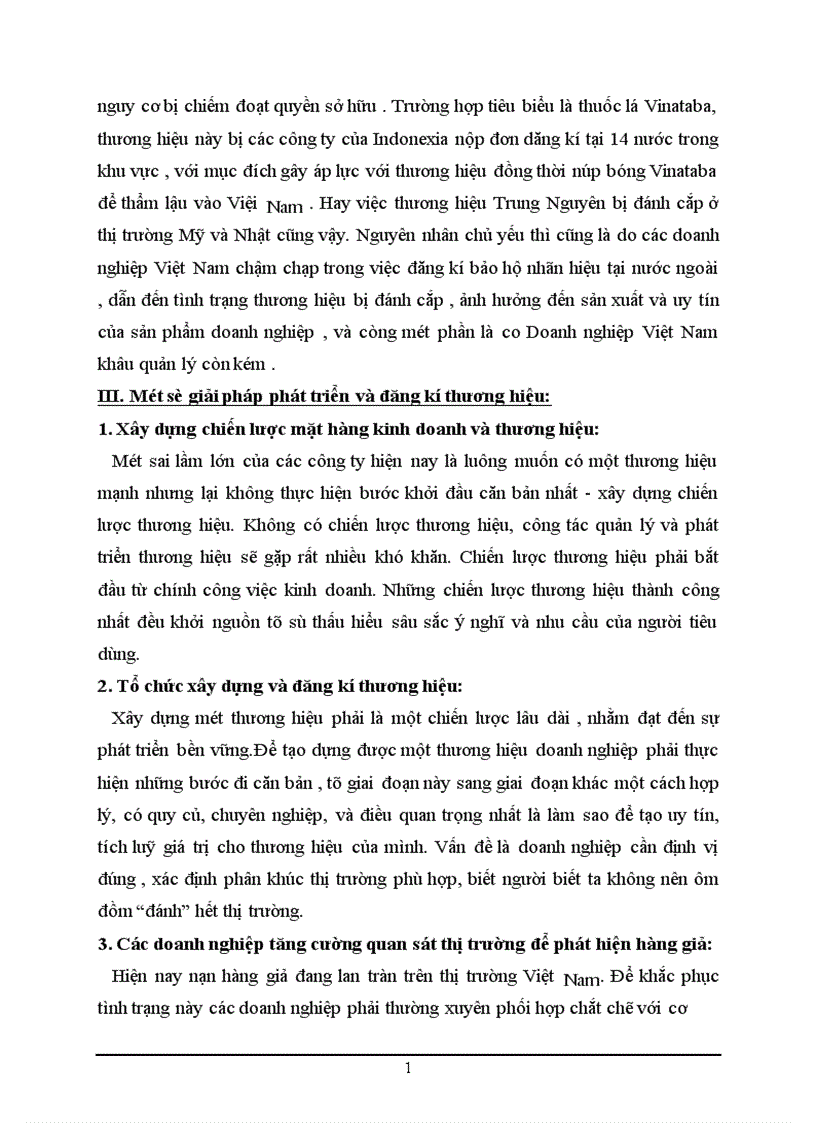 image for page Thương hiệu Việt Nam trên thị trường thế giới