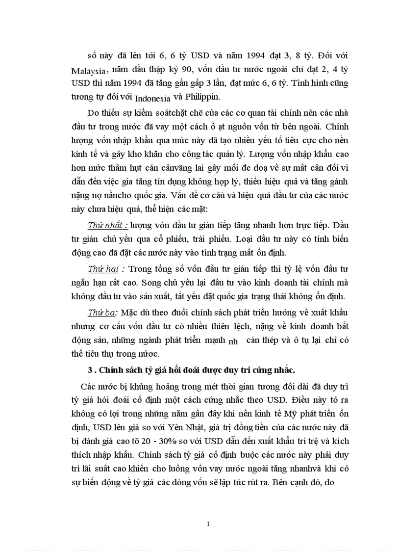 image for page Tác động của khủng hoảng tài chính khu vực đến phát triển kinh tế Việt Nam