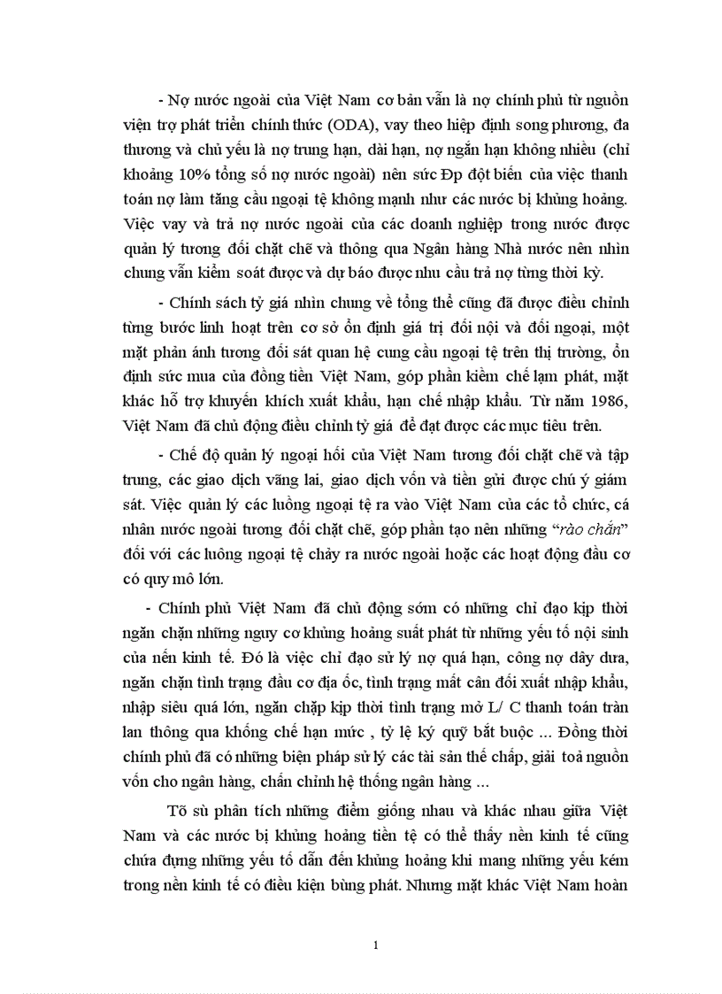 image for page Tác động của khủng hoảng tài chính khu vực đến phát triển kinh tế Việt Nam