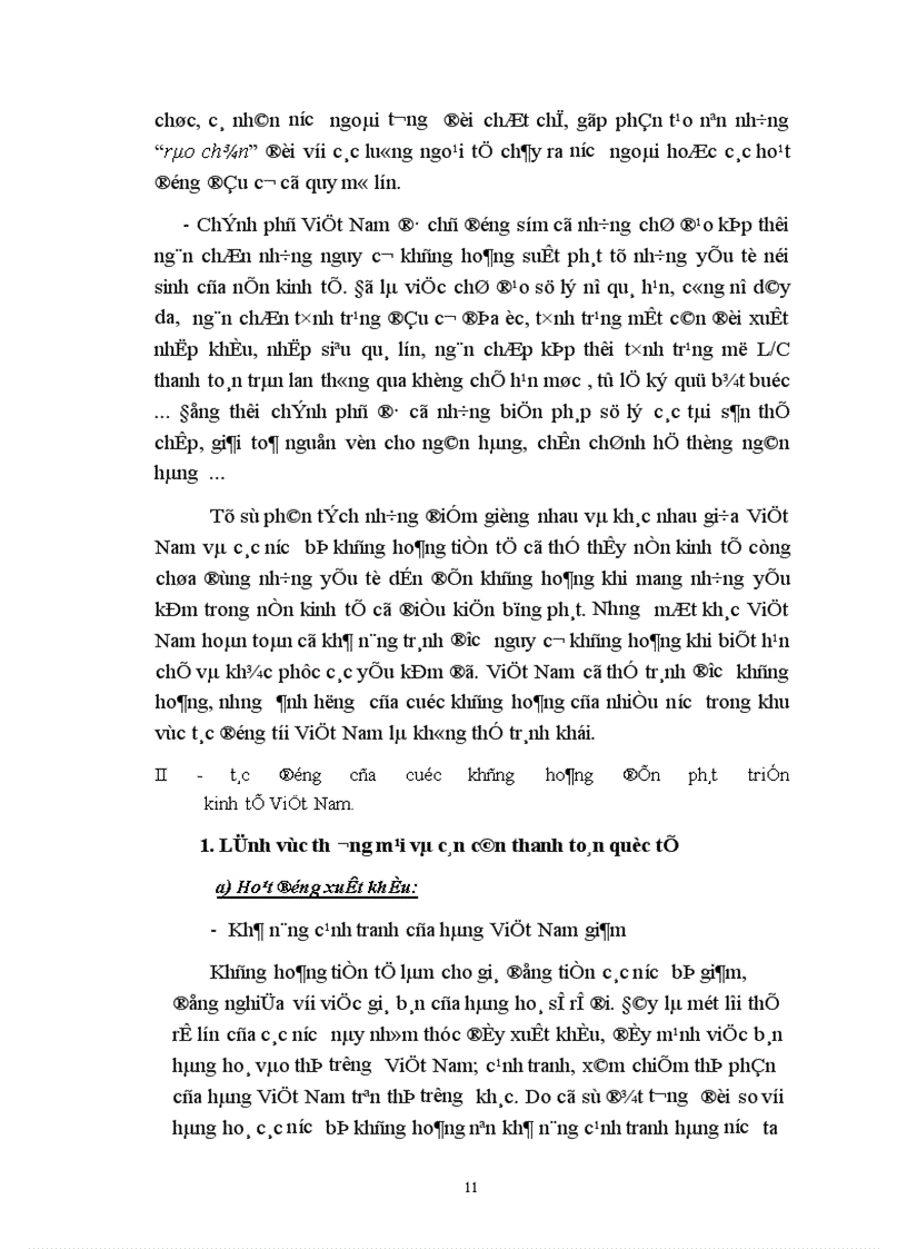 image for page Tác động của khủng hoảng tài chính khu vực đến phát triển kinh tế Việt Nam