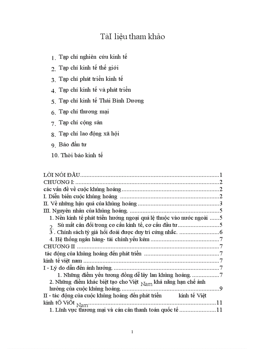 image for page Tác động của khủng hoảng tài chính khu vực đến phát triển kinh tế Việt Nam