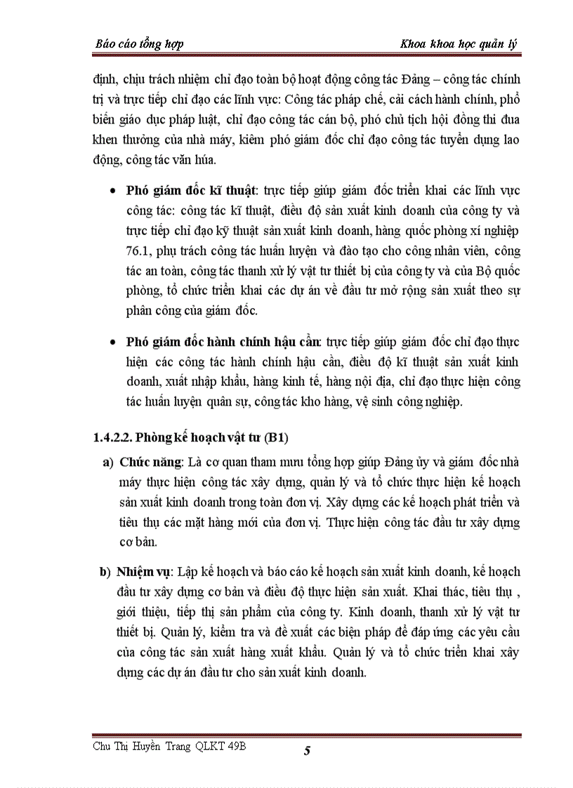 image for page Báo cáo thực tập tại công ty 76 Bộ quốc phòng