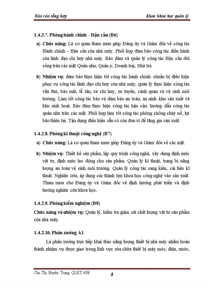 image for page Báo cáo thực tập tại công ty 76 Bộ quốc phòng