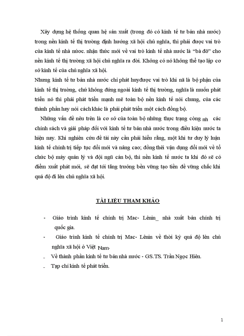 image for page Phát triển kinh tế tư bản nhà nước trong nền kinh tế thị trường định hướng xã hội chủ nghĩa ở Việt Nam