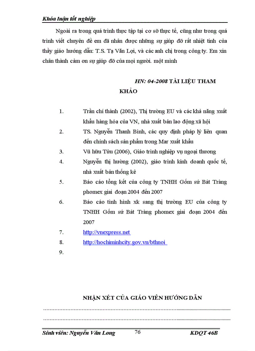 image for page Một số giải pháp thúc đẩy hoạt động XK của công ty TNHH gốm sứ Bát Tràng phomex sang thị trường EU trong những năm tới