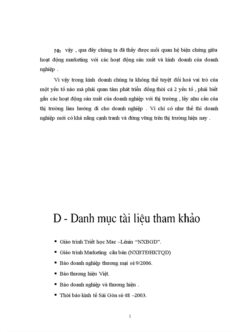 image for page Vận dụng nguyên lý về mối quan hệ biện chứng giữa LLSX và QHSX để phân tích tình hình hoạt động Maketting ở 2 doanh nghiệp kinh doanh về cafe ở Việt Nam