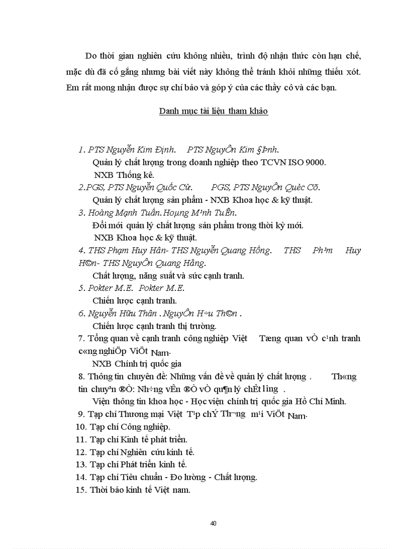 image for page Vai trò của ISO 9000 trong việc nâng cao sức cạnh tranh của các doanh nghiệp Việt Nam 1