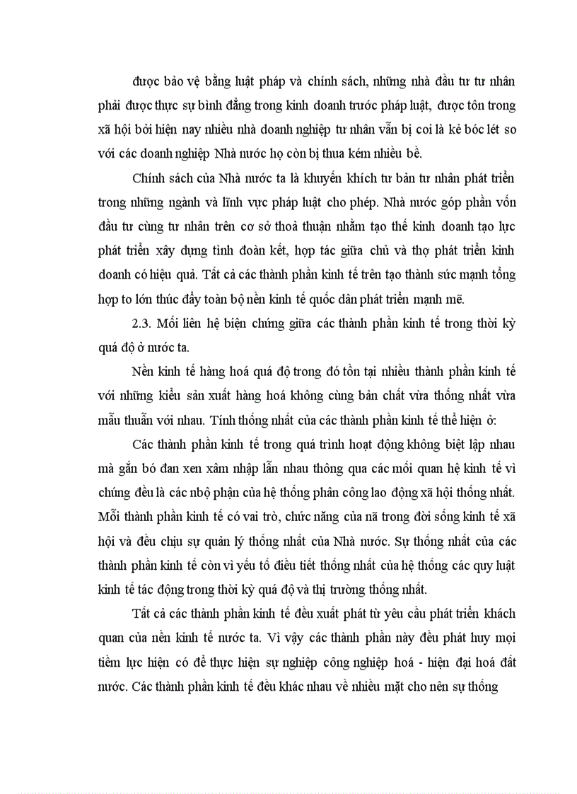 image for page Quan điểm toàn diện với việc phát triển nền kinh tế hàng hoá nhiều thành phần theo định hướng xã hội chủ nghĩa ở nước ta trong giai đoạn hiện nay 1