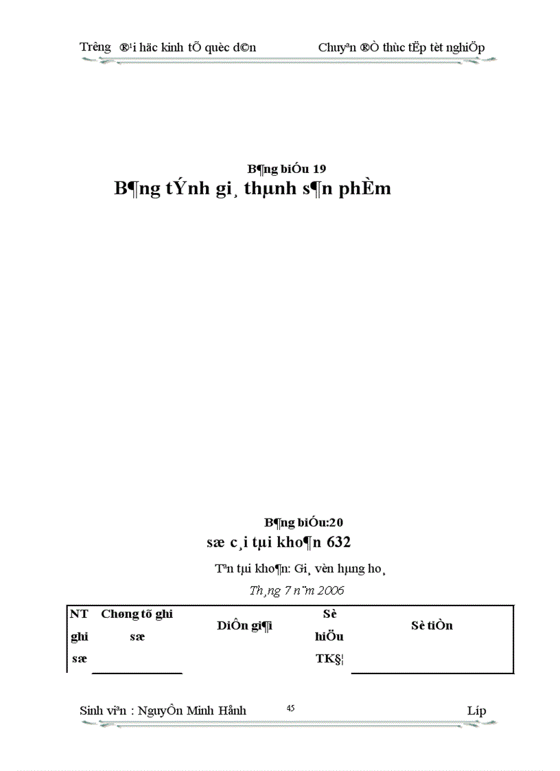 image for page Hạch toán tiêu thụ thành phẩm và xác định kết qủa tiêu thụ ở Công ty CPTM Quốc Tế Đại Hoang Minh