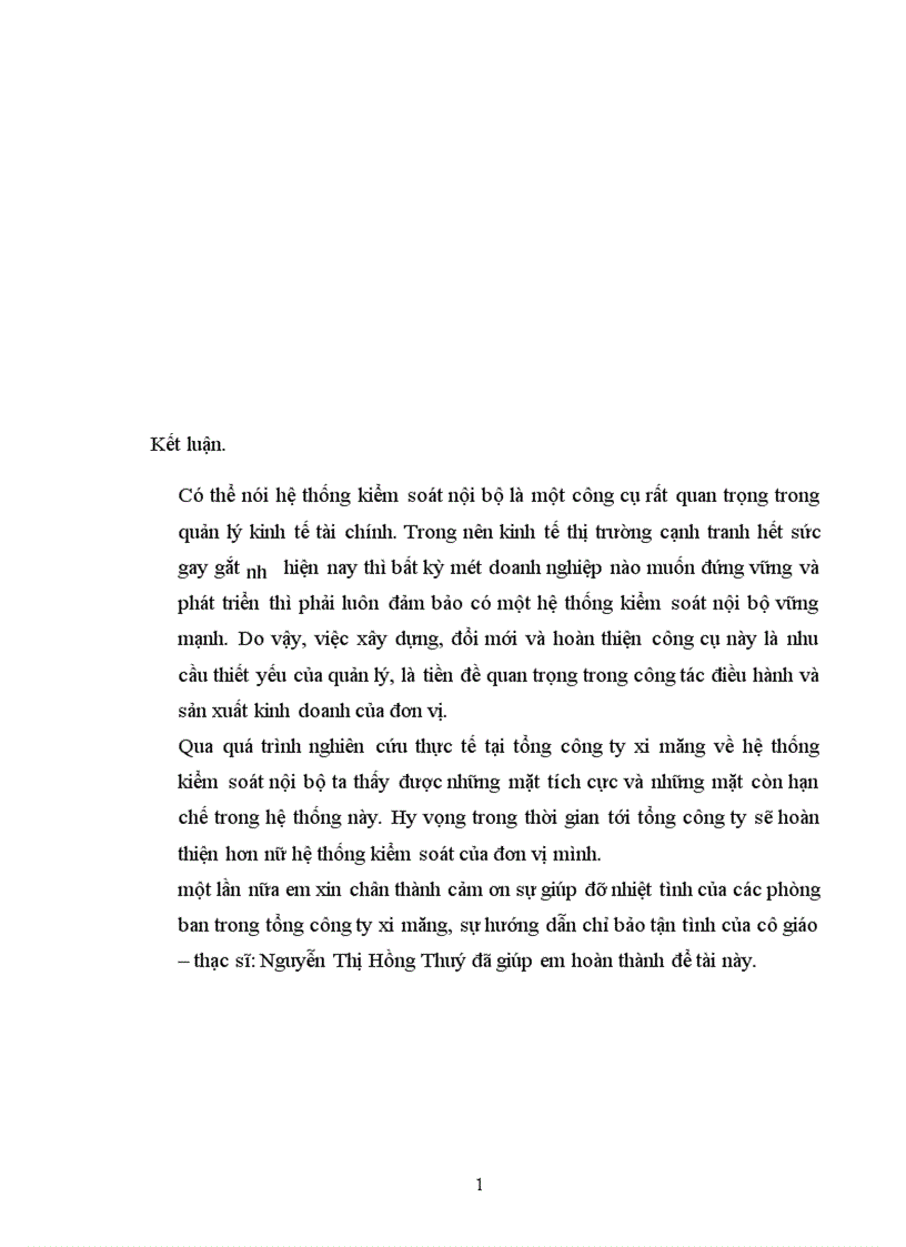 image for page Hoàn thiện hệ thống kiểm soát nội bộ tại tổng công ty xi măng Việt Nam