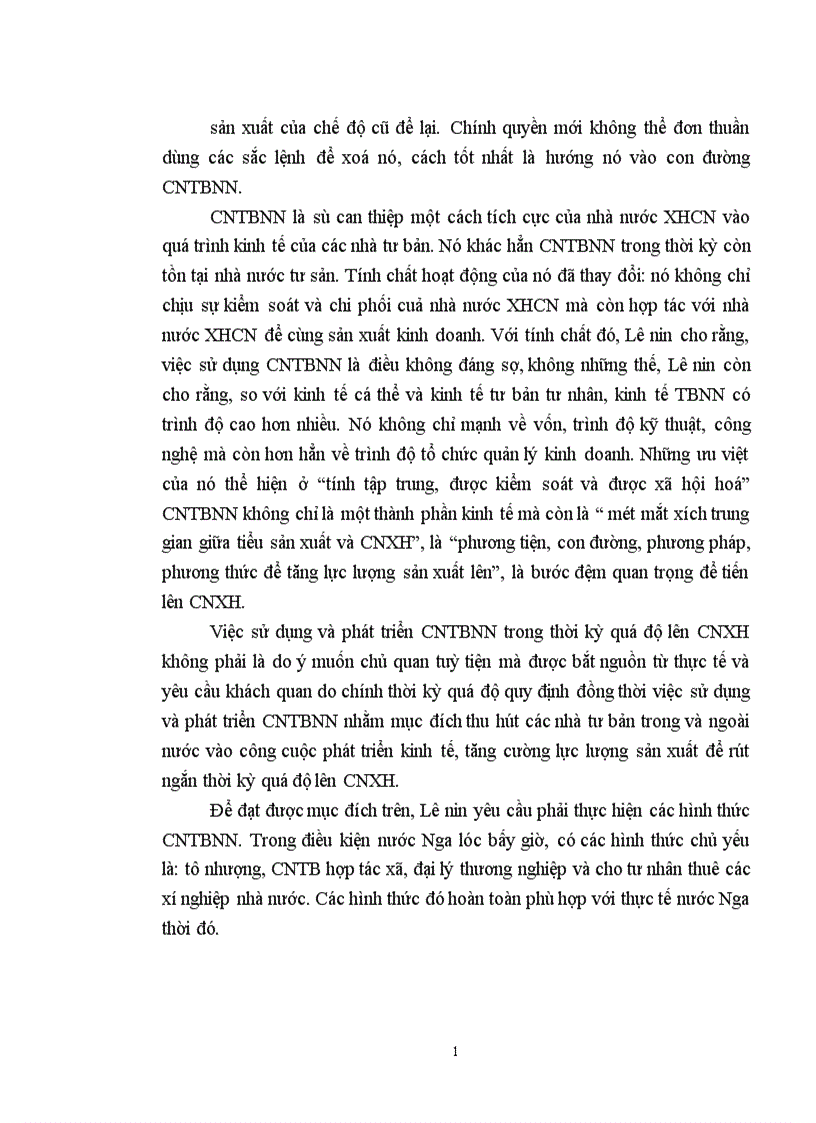 image for page Sự vận dụng lý luận của Lê nin về CNTBNN trong thời kỳ quá độ lên CNXH ở Việt Nam 1