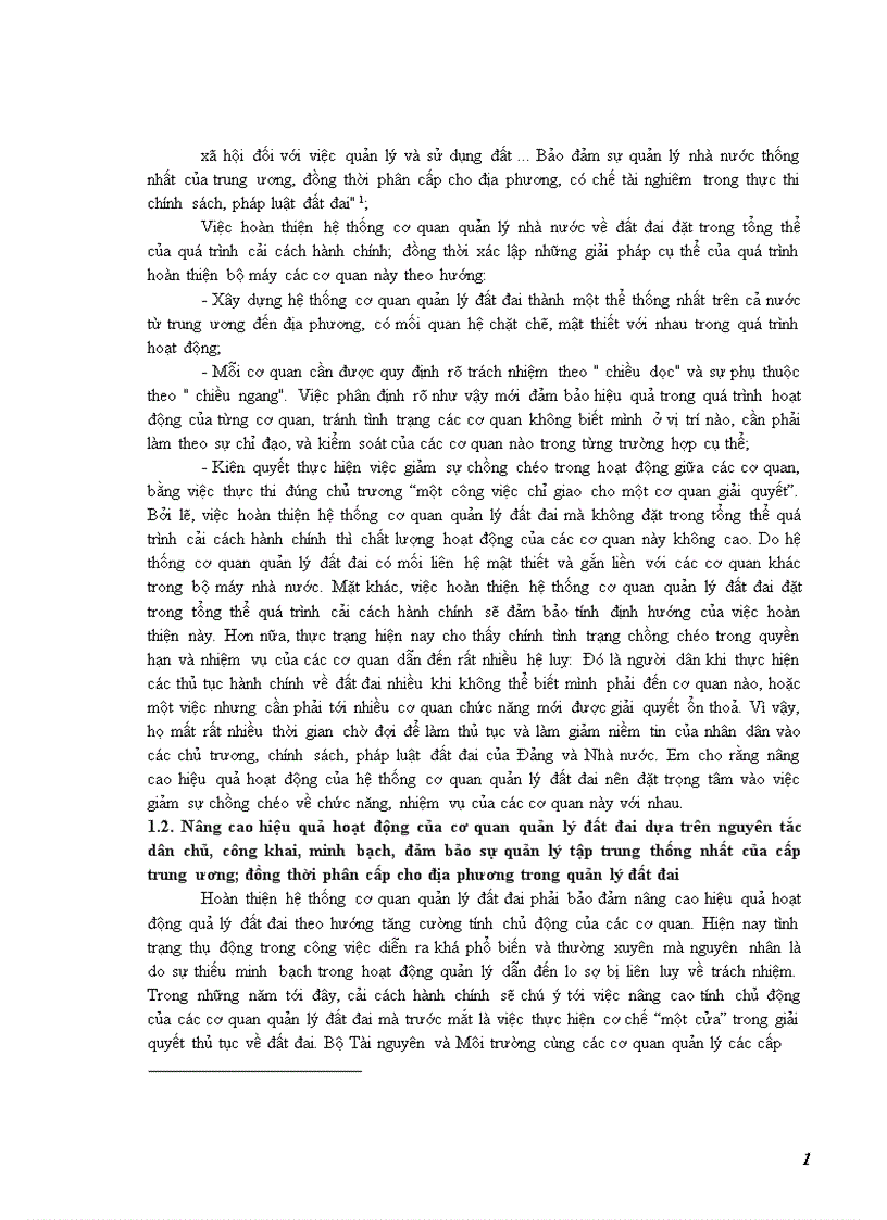 image for page Nâng cao năng lực trong hệ thống cơ quan quản lý đất đai ở nước ta hiện nay