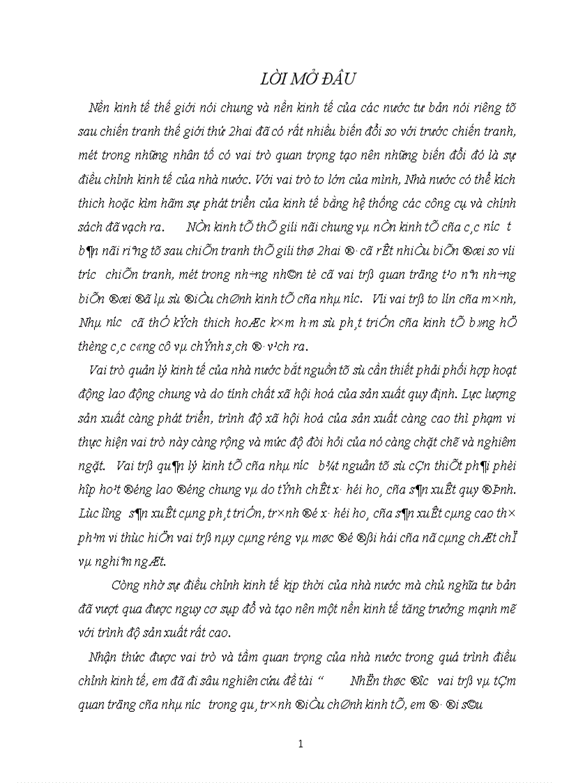 image for page Sự điều chỉnh kinh tế của nhà nước tư sản hiện đại