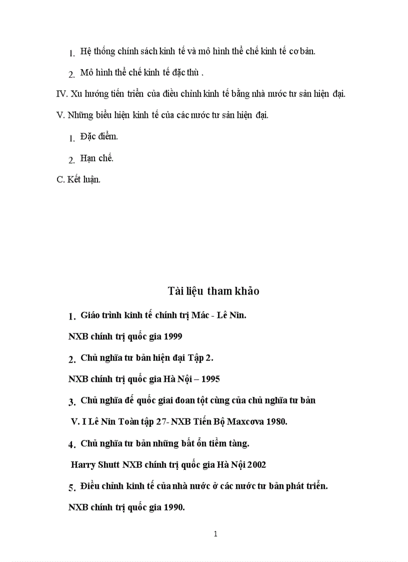 image for page Sự điều chỉnh kinh tế của nhà nước tư sản hiện đại