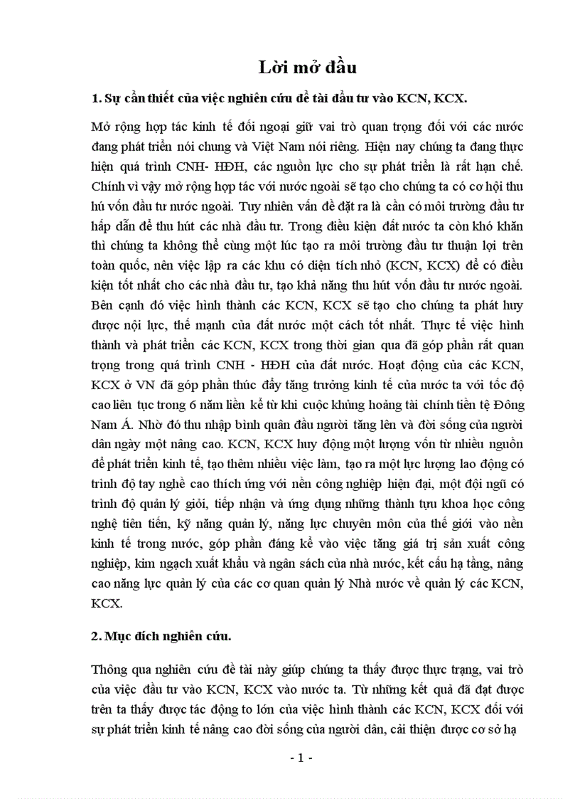 image for page Giải pháp nâng cao hiệu quả đầu tư vào các KCN KCX 1